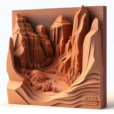 3D model Mesa Arizona (STL)